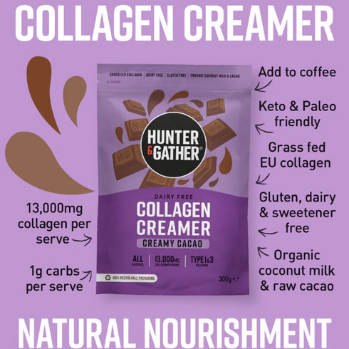 Collagen Creamer | Kollagen rjómakrem með súkkulaði bragði